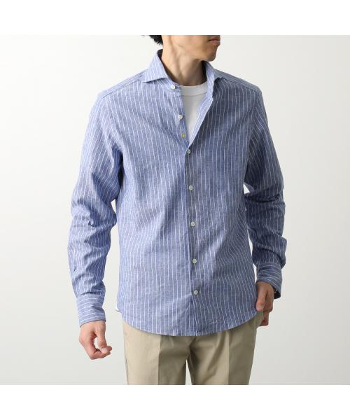 ジャンネット GIANNETTO GIANNETTO シャツ VINCI FIT 41848 コットンリネン