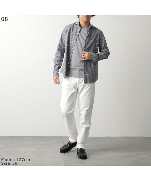 ジャンネット GIANNETTO GIANNETTO シャツ VINCI FIT 41848 コットンリネン