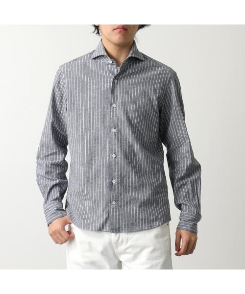 ジャンネット GIANNETTO GIANNETTO シャツ VINCI FIT 41848 コットンリネン