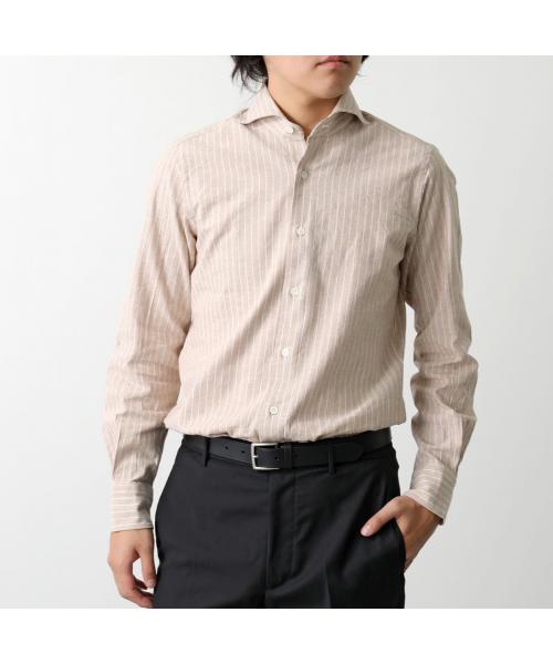 ジャンネット GIANNETTO GIANNETTO シャツ VINCI FIT 41848 コットンリネン