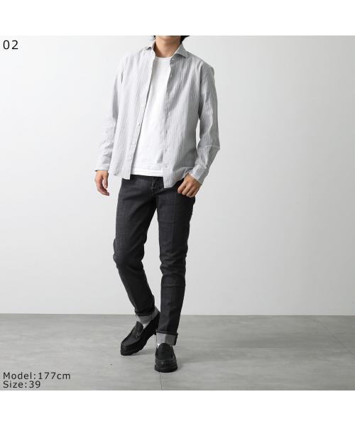 ジャンネット GIANNETTO GIANNETTO シャツ VINCI FIT 41848 コットンリネン