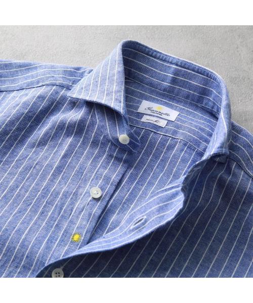 ジャンネット GIANNETTO GIANNETTO シャツ VINCI FIT 41848 コットンリネン