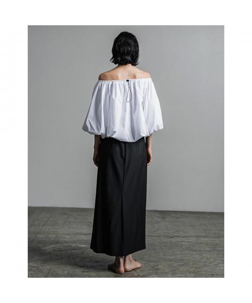 イーハトーブ IHATOV IHATOV ブラウス Balloon blouse IH06-7P-73207 オフショル （BLACK/ブラック） BLACK/ブラック