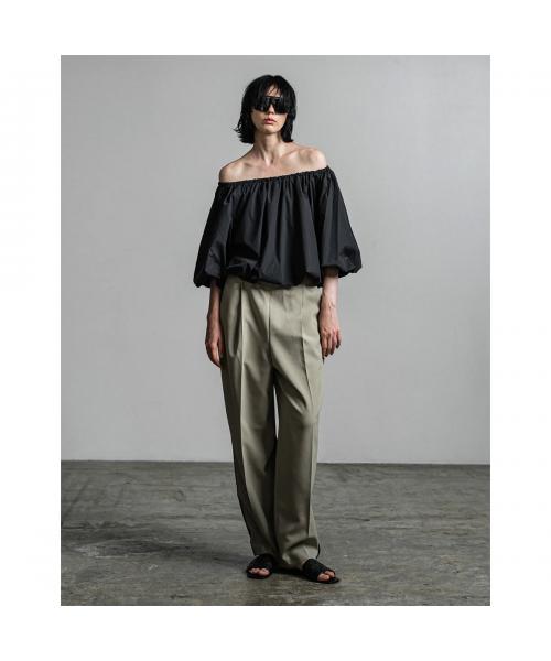イーハトーブ IHATOV IHATOV ブラウス Balloon blouse IH06-7P-73207 オフショル （BLACK/ブラック） BLACK/ブラック