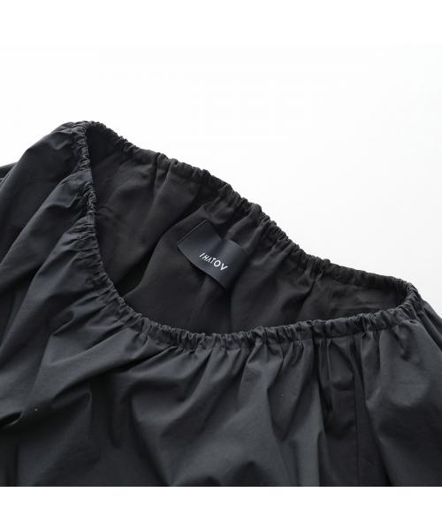 イーハトーブ IHATOV IHATOV ブラウス Balloon blouse IH06-7P-73207 オフショル （BLACK/ブラック） BLACK/ブラック