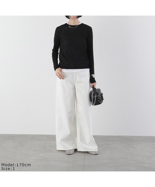 イーハトーブ IHATOV IHATOV 2枚組カットソー Sheer layered Tshirt IH07-7P-82208 （BLACK/ブラック） BLACK/ブラック
