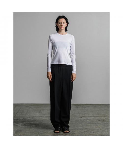 イーハトーブ IHATOV IHATOV 2枚組カットソー Sheer layered Tshirt IH07-7P-82208 （BLACK/ブラック） BLACK/ブラック