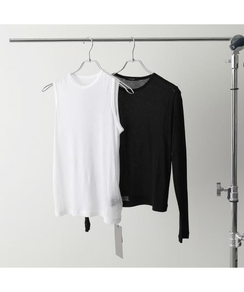 イーハトーブ IHATOV IHATOV 2枚組カットソー Sheer layered Tshirt IH07-7P-82208 （BLACK/ブラック） BLACK/ブラック