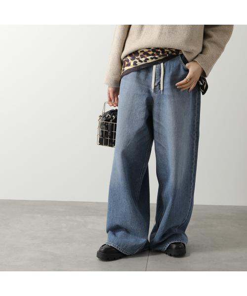イーハトーブ IHATOV IHATOV デニムパンツ Drawstring waist wide leg jeans （BLUE/ブルー） BLUE/ブルー