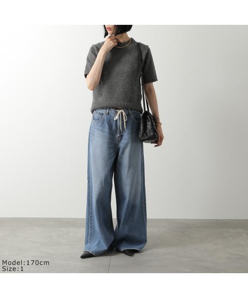 イーハトーブ IHATOV IHATOV デニムパンツ Drawstring waist wide leg jeans （BLUE/ブルー） BLUE/ブルー