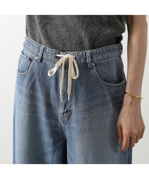 イーハトーブ IHATOV IHATOV デニムパンツ Drawstring waist wide leg jeans （BLUE/ブルー） BLUE/ブルー