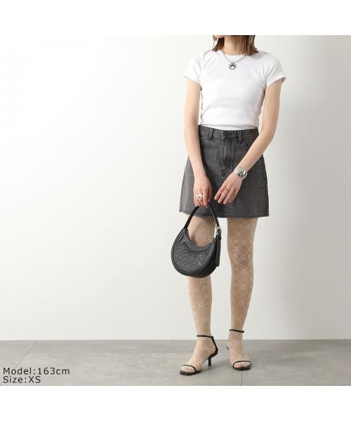 MARINE SERRE Moonogram Mesh Flock Leggings