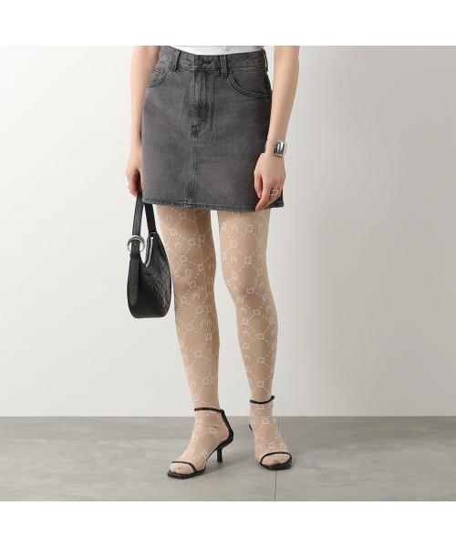 MARINE SERRE Moonogram Mesh Flock Leggings