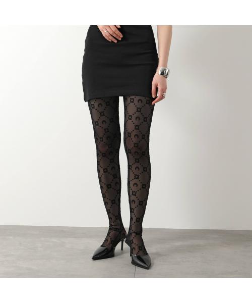 MARINE SERRE Moonogram Mesh Flock Leggings