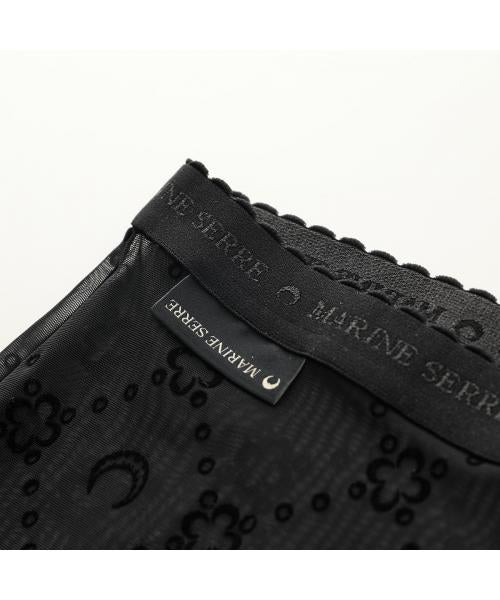 MARINE SERRE Moonogram Mesh Flock Leggings