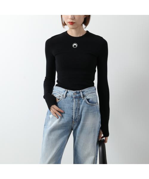 マリーン セル MARINE SERRE Marine Serre ニット Moon Logo Knit Fitted Sweater WTK014A