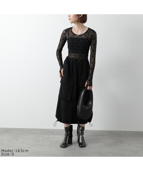 マリーン セル MARINE SERRE Marine Serre カットソー WTS012A CJER0005 メッシュ
