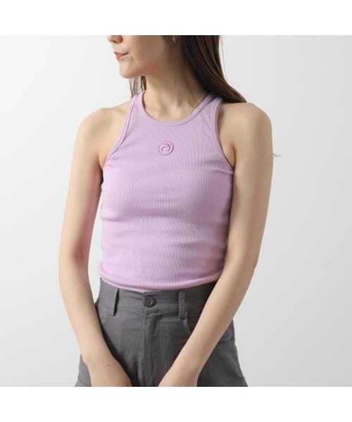 MARINE SERRE Marine Serre Tank Top ORGANIC COTTON RIB TANK TOP