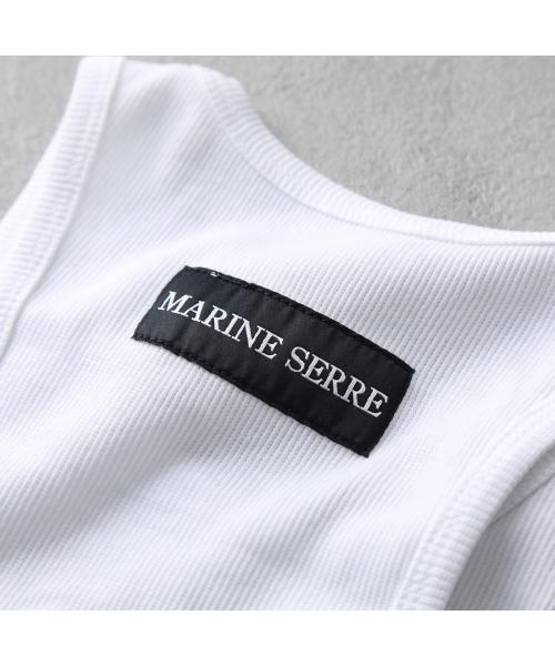 MARINE SERRE Marine Serre Tank Top ORGANIC COTTON RIB TANK TOP
