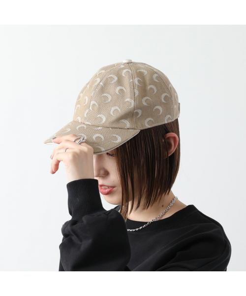マリーン セル MARINE SERRE Marine Serre ベースボールキャップ UHG049A CWOV0036 （BG50/DARK-BEIGE/ベージュ） BG50/DARK-BEIGE/ベージュ