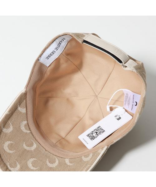 マリーン セル MARINE SERRE Marine Serre ベースボールキャップ UHG049A CWOV0036 （BG50/DARK-BEIGE/ベージュ） BG50/DARK-BEIGE/ベージュ