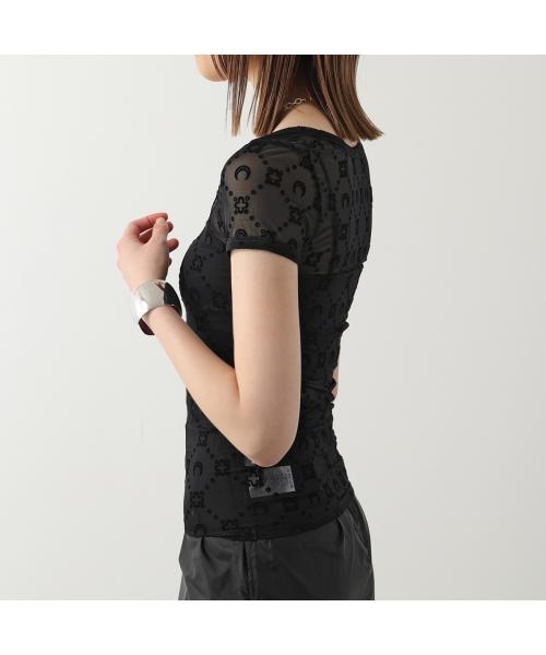 マリーン セル MARINE SERRE Marine Serre カットソー WTO389 CJER0005 メッシュ 半袖