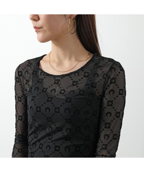 マリーン セル MARINE SERRE Marine Serre ワンピース WDR297B メッシュ （BK99/BLACK） BK99/BLACK