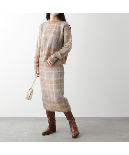 Max Mara Studio MAX MARA Studio Knit FEDRA Tartan Check
