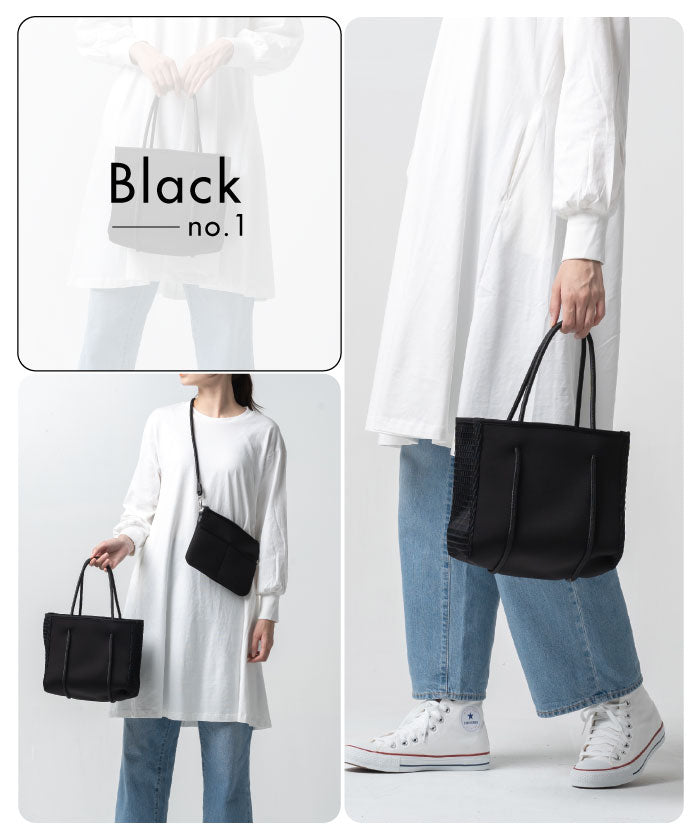 MURA ネオプレン メッシュ ミニ トートバッグ