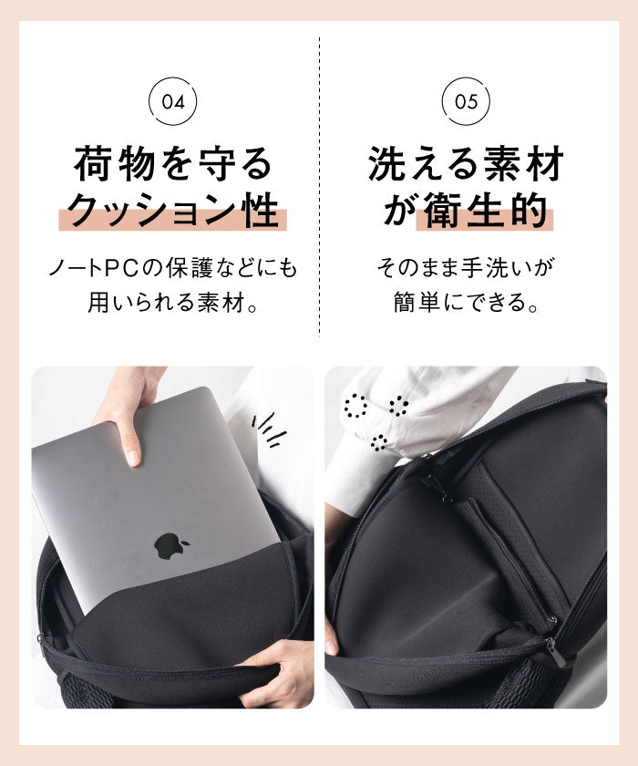 MURA リュック ネオプレーン レディース サコッシュ マザーズバッグ