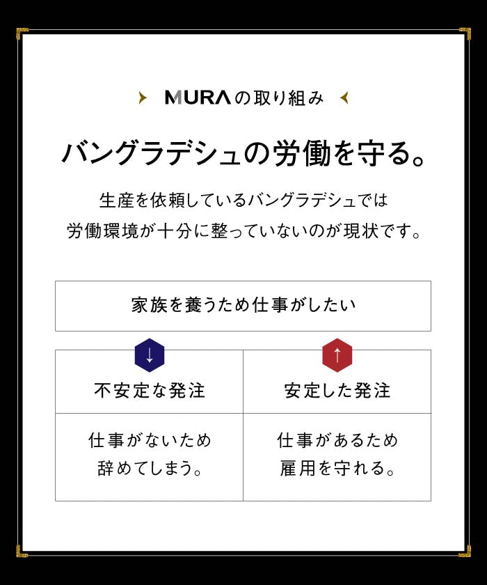 MURA ゴートレザー YKK ラウンドファスナー 長財布