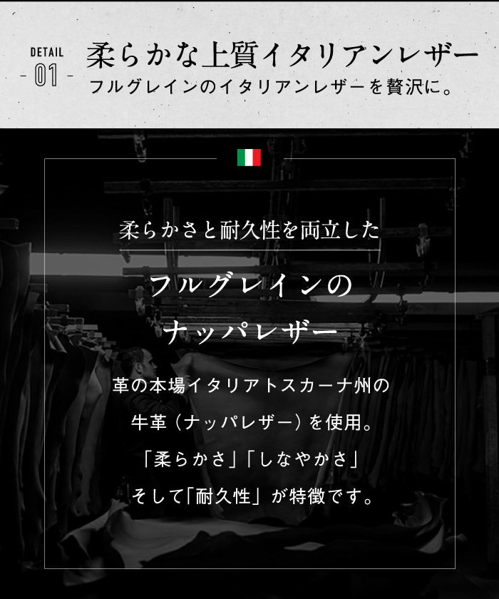 MURA ムラ イタリアンレザー スキミング防止機能付き BOX型コイン収納 二つ折り財布