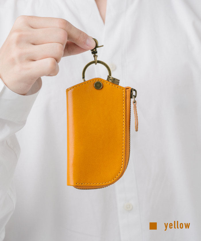MURA Key Case Italian Leather Leather Smart Key Key Men's