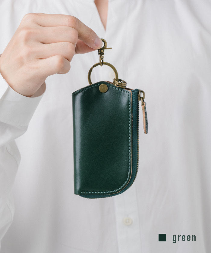 MURA Key Case Italian Leather Leather Smart Key Key Men's