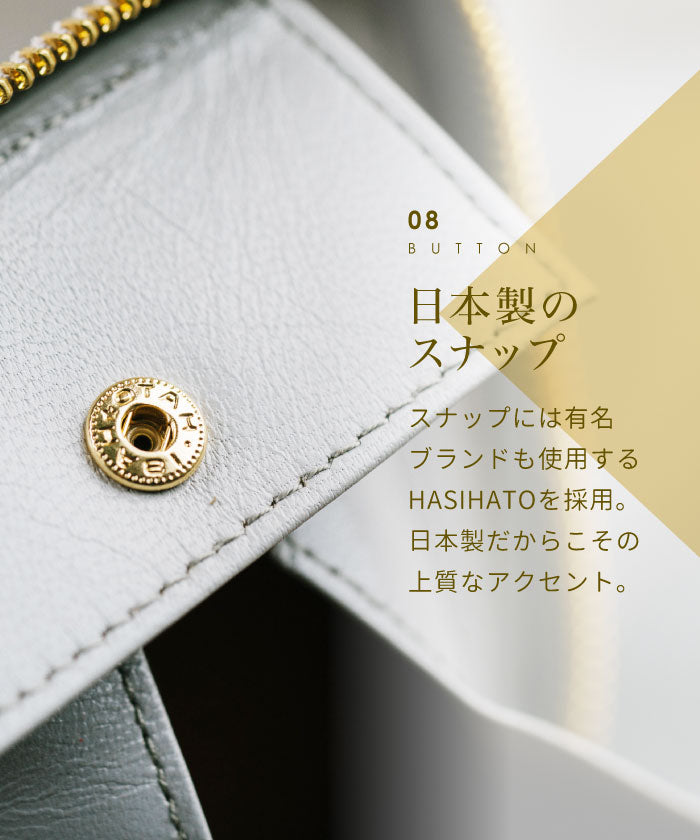 MURA 二つ折り財布 ファスナー 本革 やぎ革 レザー レディース 財布