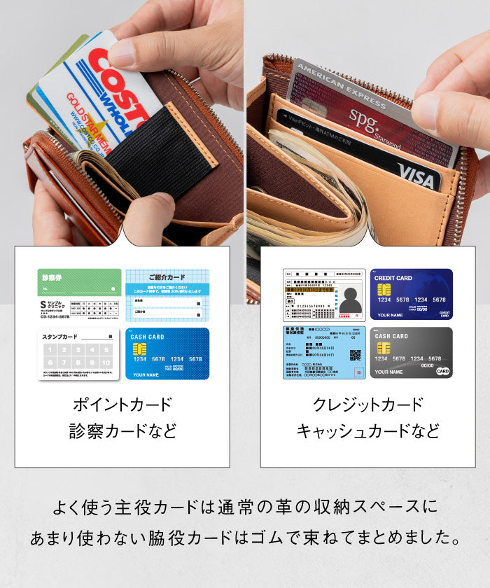 ムラ MURA Ranova mini イタリアンレザースキミング防止 L字ファスナー ミニ財布