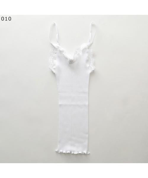 オスカリート Oscalito Oscalito キャミソール 3160 リブ レース付き コットン  （010/ホワイト） 010/ホワイト