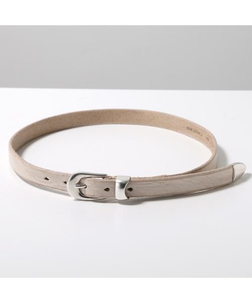 アワーレガシー OUR LEGACY OUR LEGACY ベルト A4258CCW 2CM （CHALKY-WHITE-LEATHER） CHALKY-WHITE-LEATHER