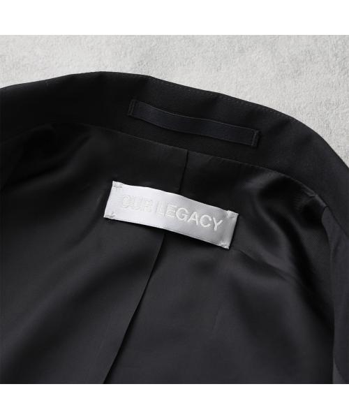 OUR LEGACY ブラックストライプジップアップジャケット48 Our Legacy（アワーレガシー） デニムジャケット 24SS サイズ:48