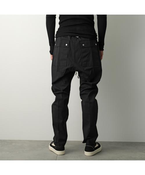 リックオウエンス ダークシャドウ Rick Owens DRKSHDW Rick Owens トラウザーズパンツ BELAPANTS RU02E1361 TE （09/BLACK） 09/BLACK