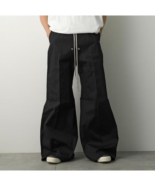 リックオウエンス ダークシャドウ Rick Owens DRKSHDW Rick Owens バギーパンツ WIDE BELA PANTS RU02E1366 TE （09/BLACK/ブラック） 09/BLACK/ブラック