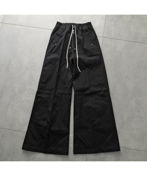 リックオウエンス ダークシャドウ Rick Owens DRKSHDW Rick Owens バギーパンツ WIDE BELA PANTS RU02E1366 TE （09/BLACK/ブラック） 09/BLACK/ブラック