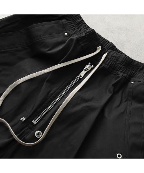リックオウエンス ダークシャドウ Rick Owens DRKSHDW Rick Owens バギーパンツ WIDE BELA PANTS RU02E1366 TE （09/BLACK/ブラック） 09/BLACK/ブラック