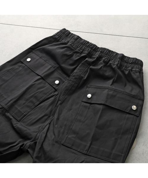 リックオウエンス ダークシャドウ Rick Owens DRKSHDW Rick Owens バギーパンツ WIDE BELA PANTS RU02E1366 TE （09/BLACK/ブラック） 09/BLACK/ブラック