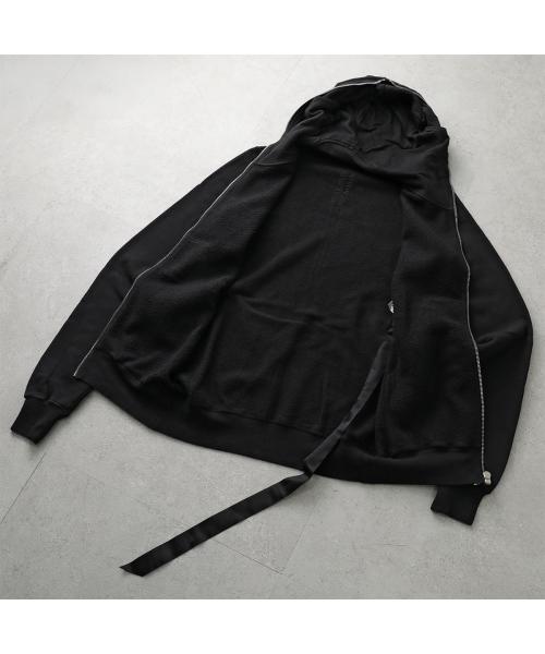 RICK OWENS DRKSHDW クロップド フーディー ジップパーカー 黒 DRKSHDW（ダークシャドウ） パーカー Rick Owens-DRKSHDW(リック
