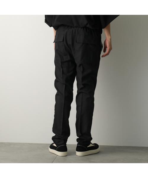 リックオウエンス ダークシャドウ Rick Owens DRKSHDW Rick Owens イージーパンツ RU01F2390 WG テーパード （09/BLACK-ブラック） 09/BLACK-ブラック