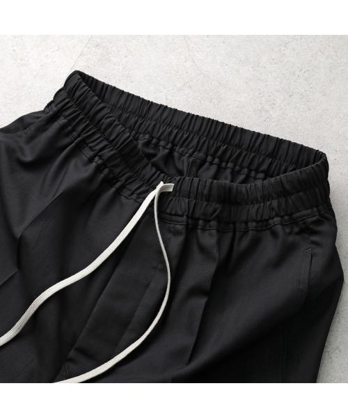 リックオウエンス ダークシャドウ Rick Owens DRKSHDW Rick Owens イージーパンツ RU01F2390 WG テーパード （09/BLACK-ブラック） 09/BLACK-ブラック