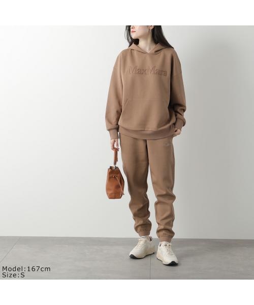 Max Mara ヴィズィエラ コットンジャージーフーディ キャメル S Max Mara（マックスマーラ） S MAX MARA フーディー VISIERA