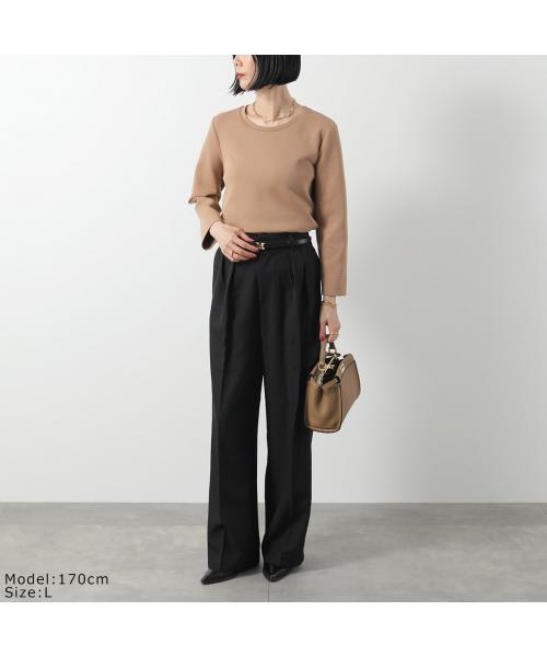 エス マックスマーラ S Max Mara S MAX MARA Tシャツ CABIRIA カビリア スキューバ ジャージー （002/ブラウン） 002/ブラウン