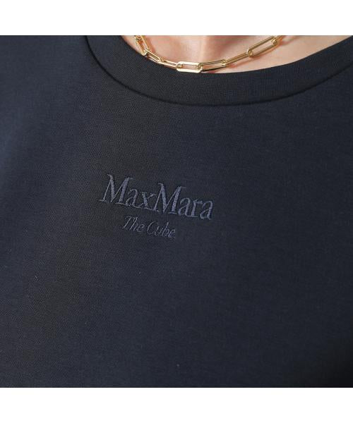 エス マックスマーラ S Max Mara S MAX MARA 半袖 Tシャツ TUBO トゥーボ スキューバ ジャージー （002/ブラウン） 002/ブラウン
